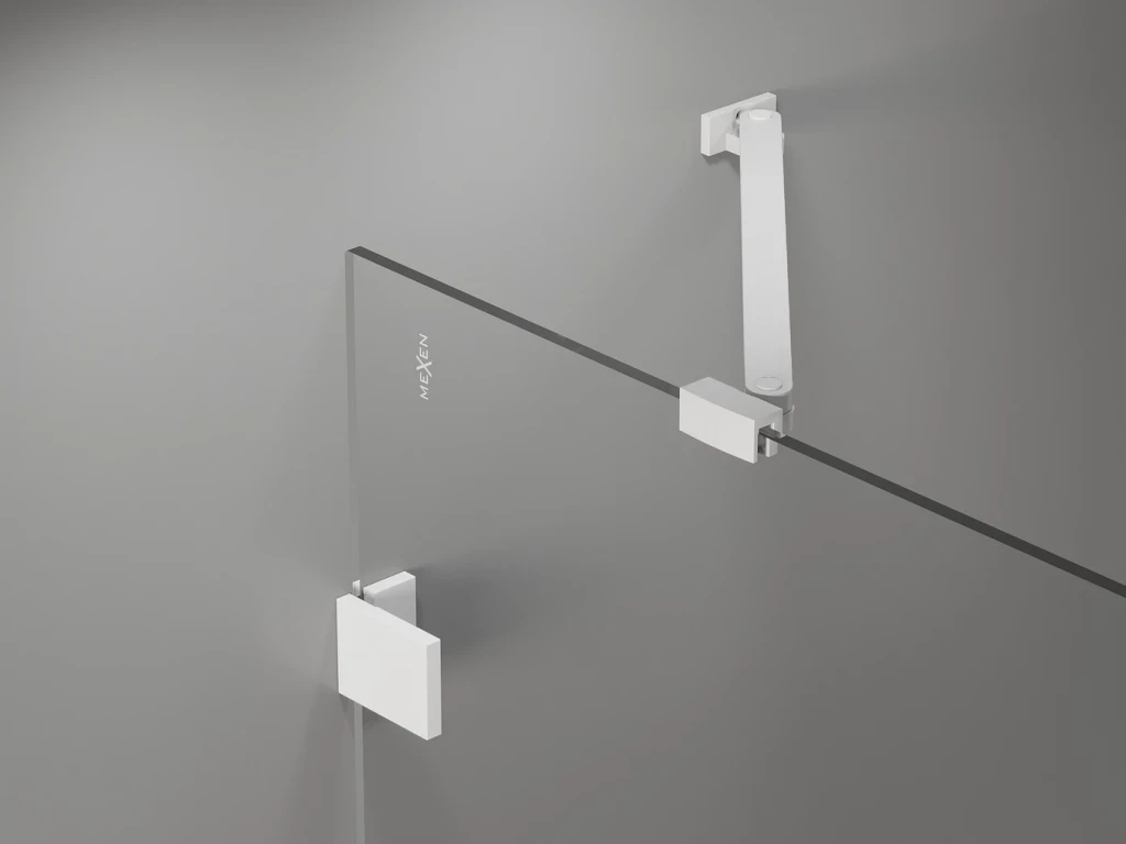 MEXEN UNI konzole úhlová 35 cm 1 ks bílá 830-09-20