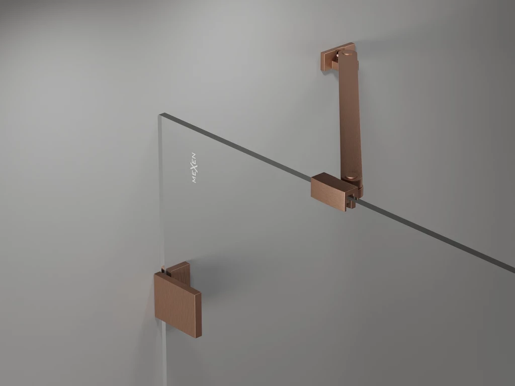 MEXEN UNI konzole úhlová 35 cm 1 ks měď kartáčovaná 830-09-65