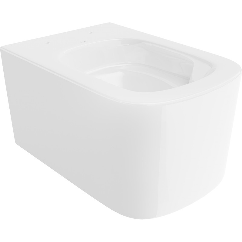 MEXEN Vivo Závěsná WC mísa Rimless Tornado, bílá lesk 3361XX00T