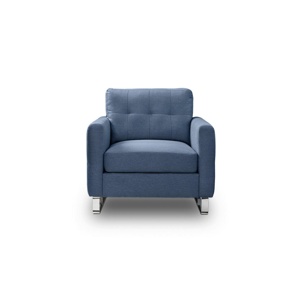 MID.YOU 1,5SEDÁK, textil, tmavě modrá