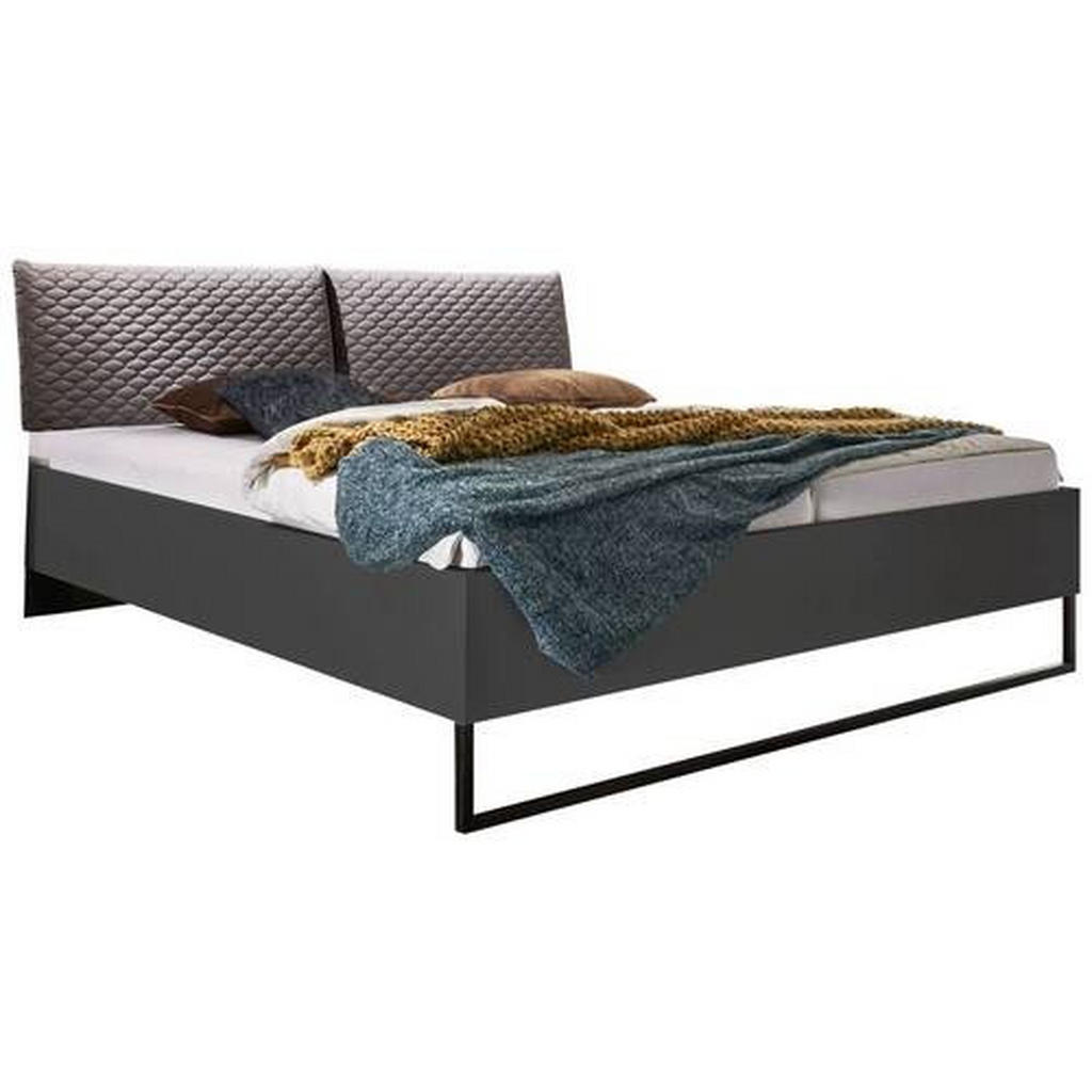 MID.YOU ČALOUNĚNÁ POSTEL, 169/210 cm, barvy grafitu, šedá