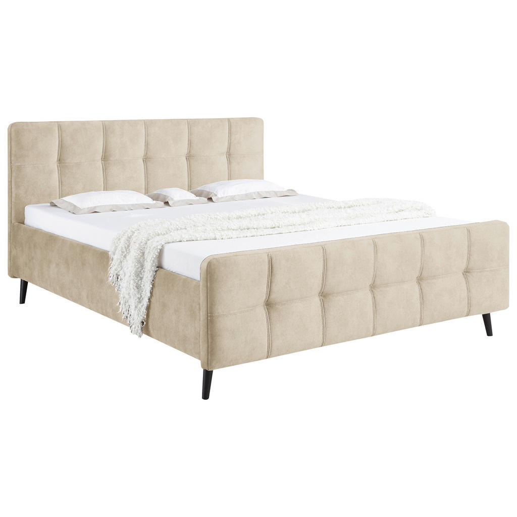 MID.YOU ČALOUNĚNÁ POSTEL, 180/200 cm, krémová 1