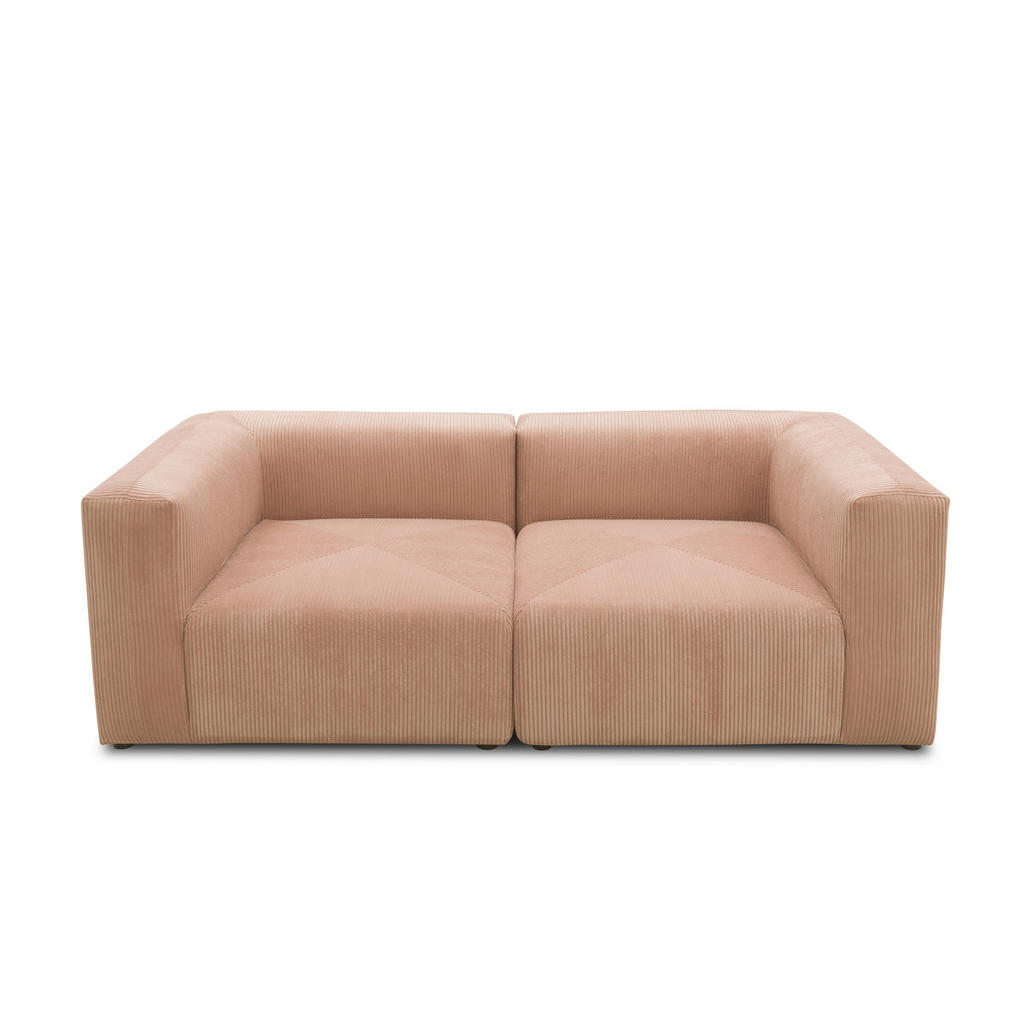 MID.YOU DVOUMÍSTNÁ POHOVKA, textil, růžová, barva růžového zlata