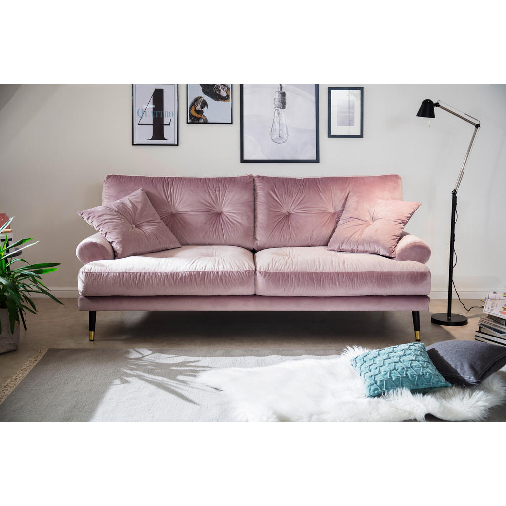 MID.YOU DVOUMÍSTNÁ POHOVKA, textil, šeříková
