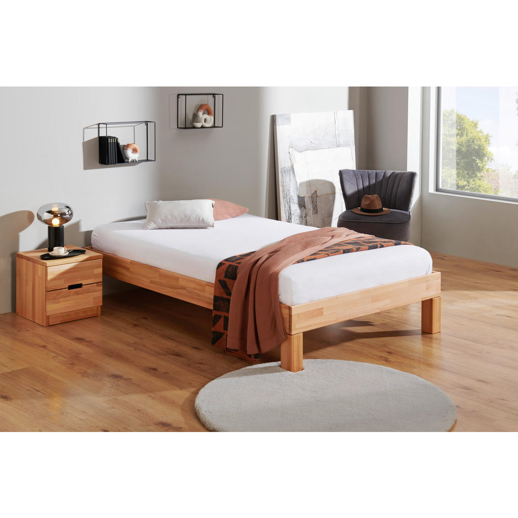 MID.YOU FUTONOVÁ POSTEL, 120/220 cm jádrový buk