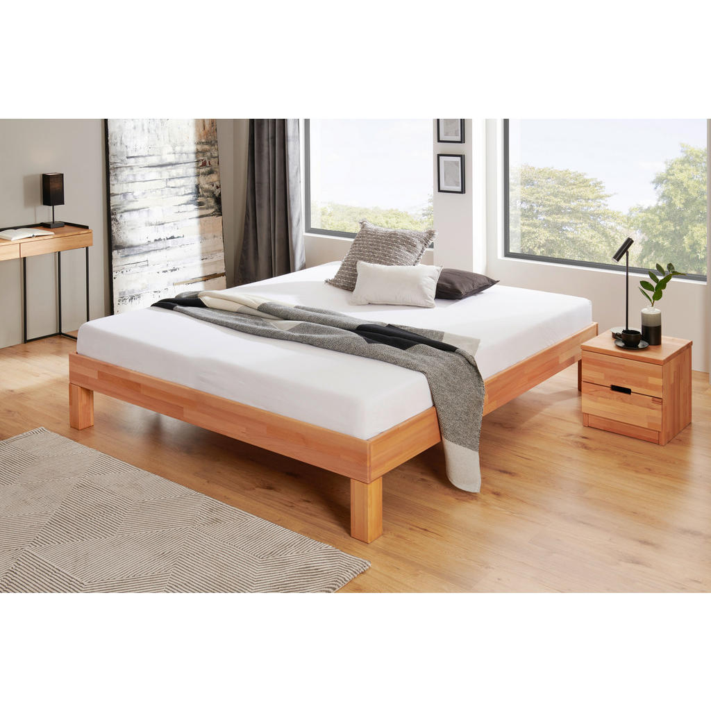MID.YOU FUTONOVÁ POSTEL, 200/200 cm, jádrový buk