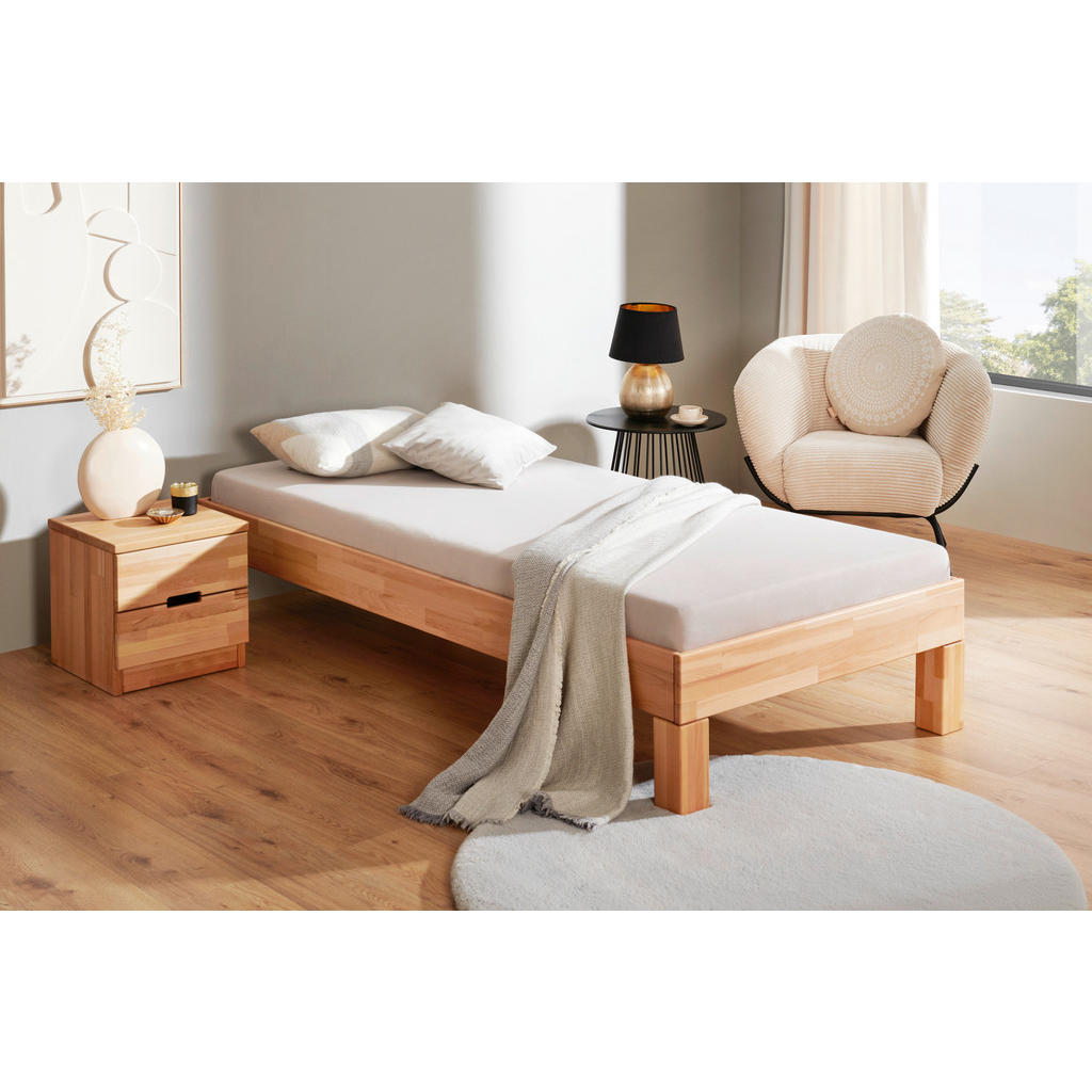 MID.YOU FUTONOVÁ POSTEL, 90/200 cm jádrový buk
