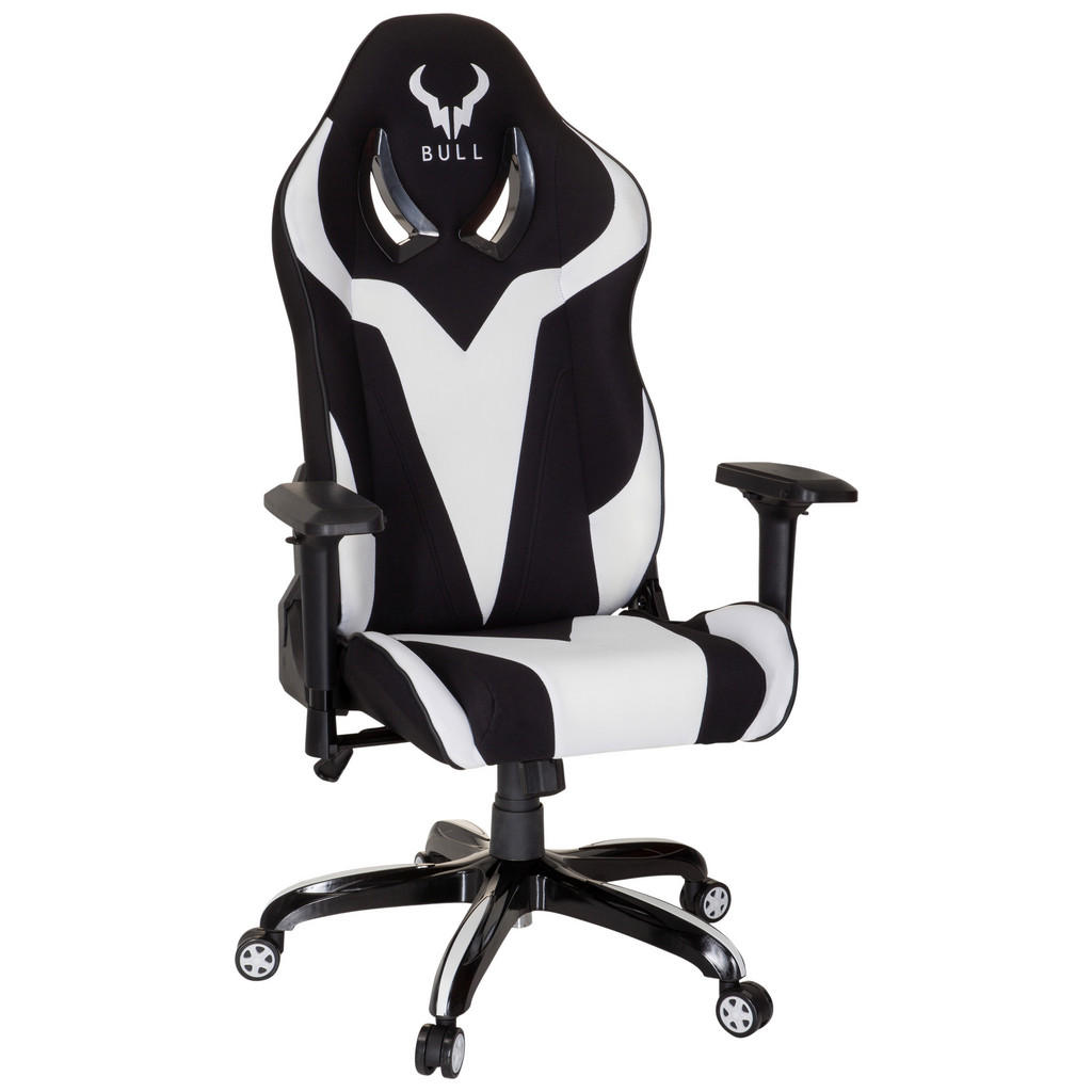 MID.YOU HERNÍ ŽIDLE, plochá tkanina, černá, bílá 1