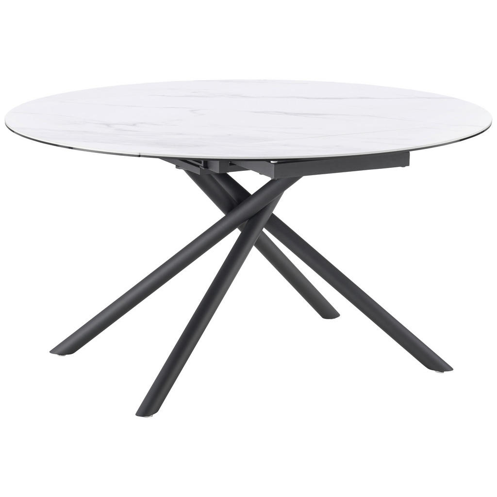 MID.YOU JÍDELNÍ STŮL, černá, bílá, 90-140/140/76 cm