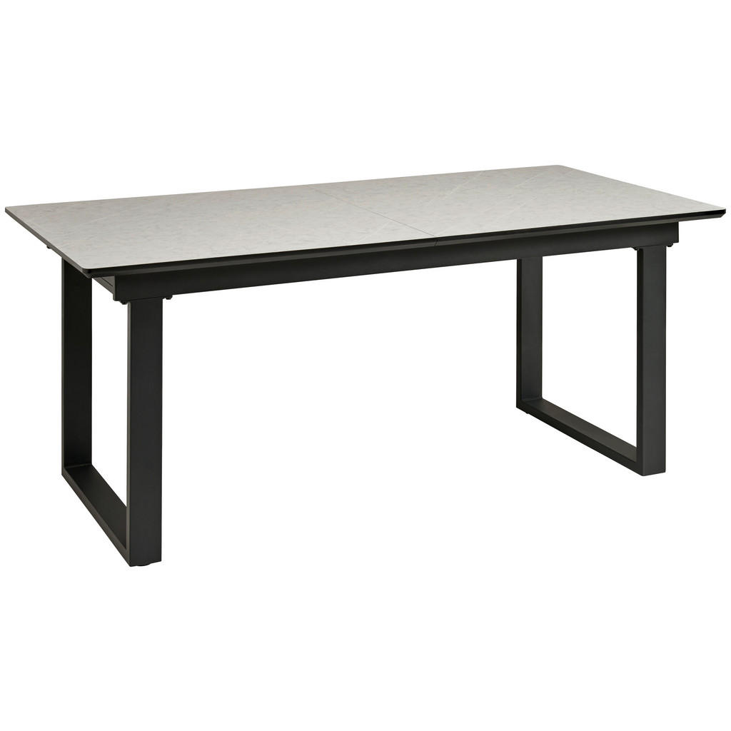 MID.YOU JÍDELNÍ STŮL, šedá, černá, 180-260/90/76 cm
