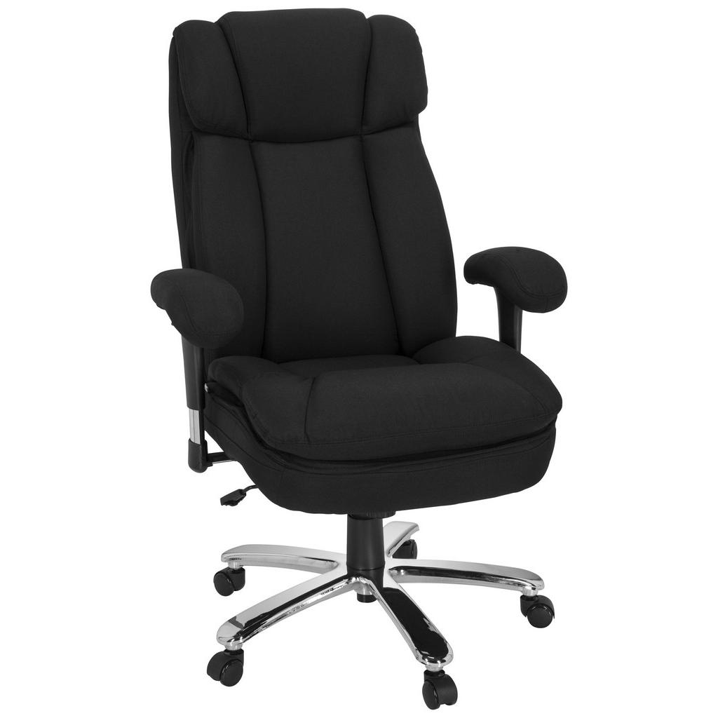 MID.YOU KANCELÁŘSKÉ KŘESLO, plochá tkanina, černá