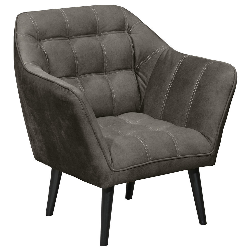 MID.YOU KOKTEJLOVÉ KŘESLO, textil, kompozitní dřevo, antracitová