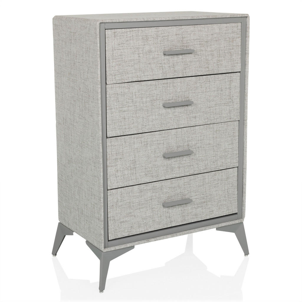 MID.YOU KOMODA, šedá, 60/90/35,5 cm