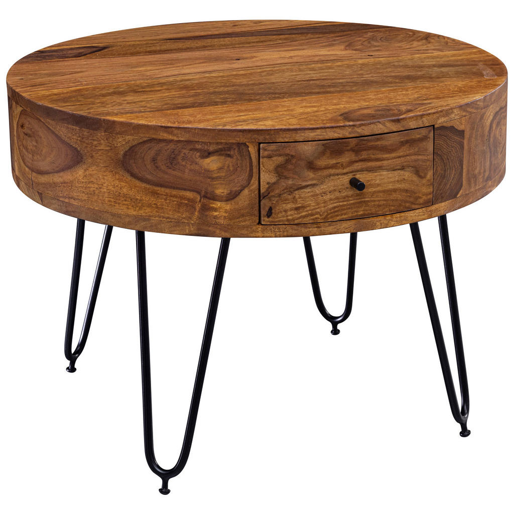 MID.YOU KONFERENČNÍ STOLEK, barvy sheesham, dřevo, 60/60/44,5 cm