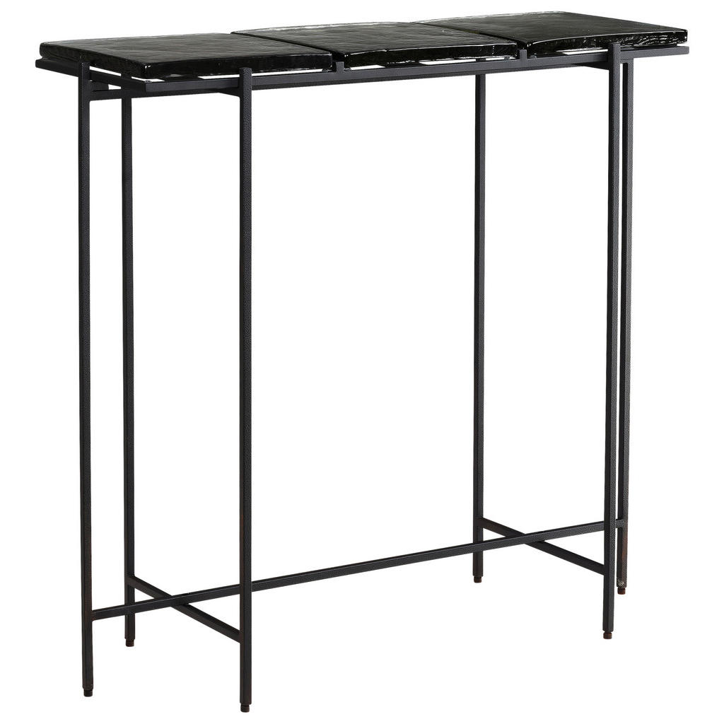 MID.YOU KONZOLOVÝ STOLEK, černá, 90/29/85 cm