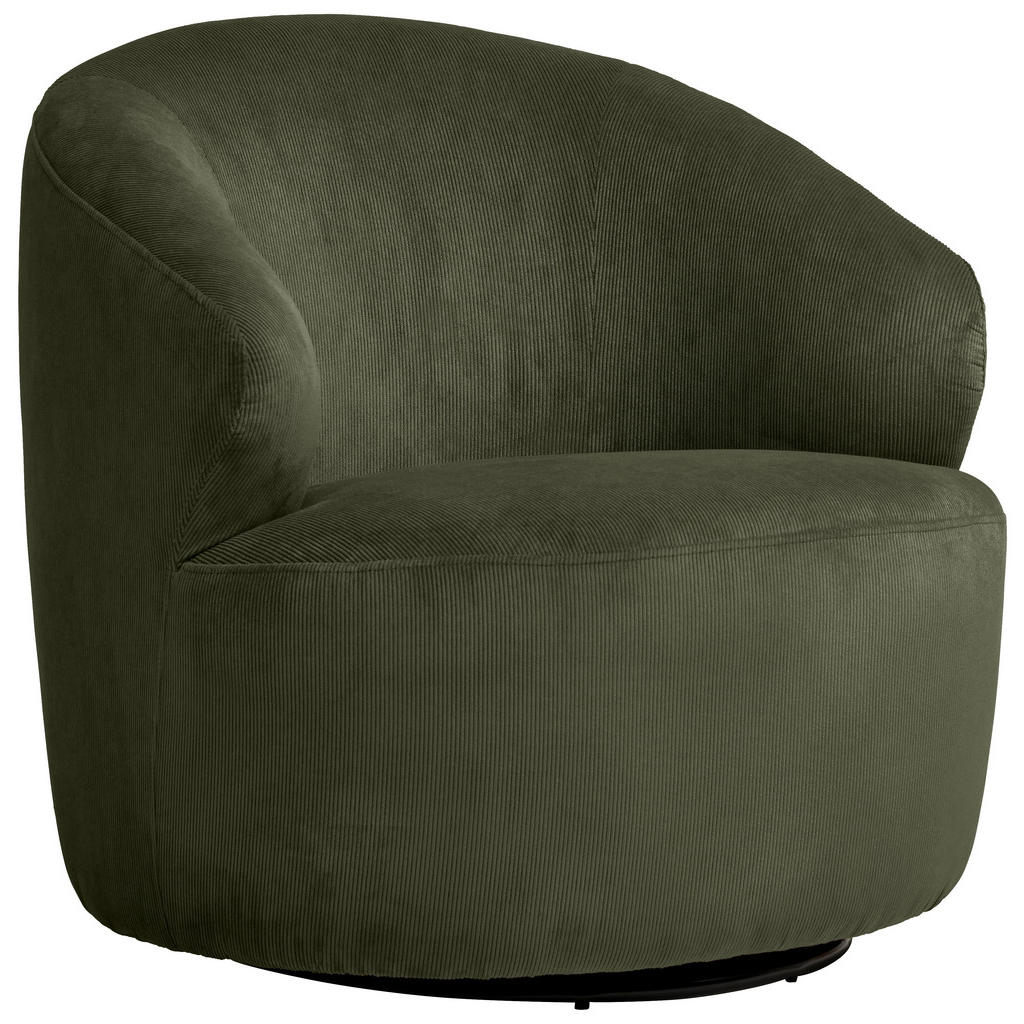 MID.YOU KŘESLO, textil, tmavě zelená 1