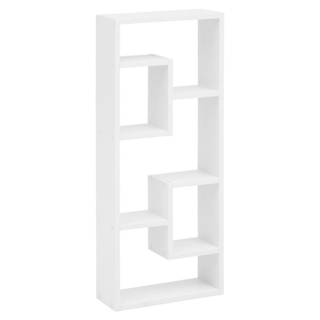 MID.YOU NÁSTĚNNÝ REGÁL, bílá, 36/90/14,5 cm