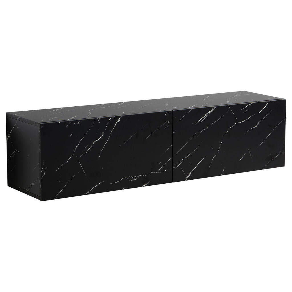 MID.YOU NÍZKÁ KOMODA, černá, 120/30/30 cm