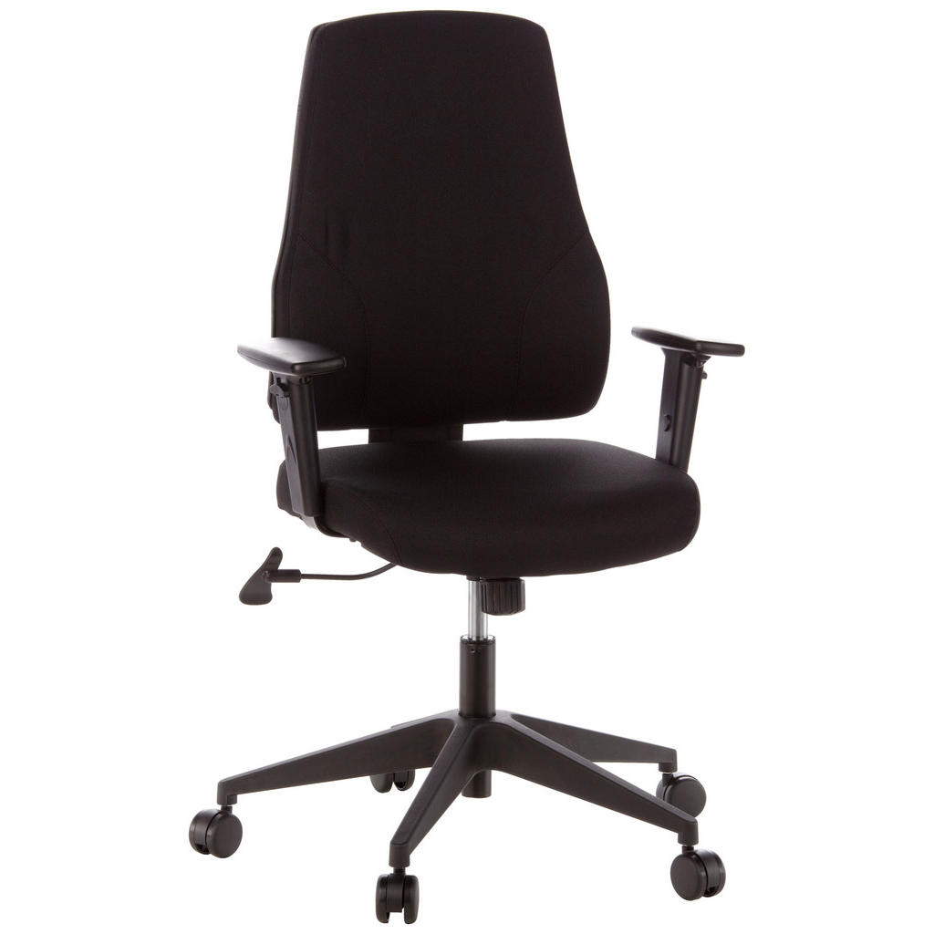 MID.YOU OTOČNÁ ŽIDLE, plochá tkanina, černá 2