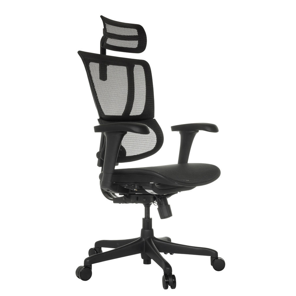 MID.YOU OTOČNÁ ŽIDLE, síť, černá 1