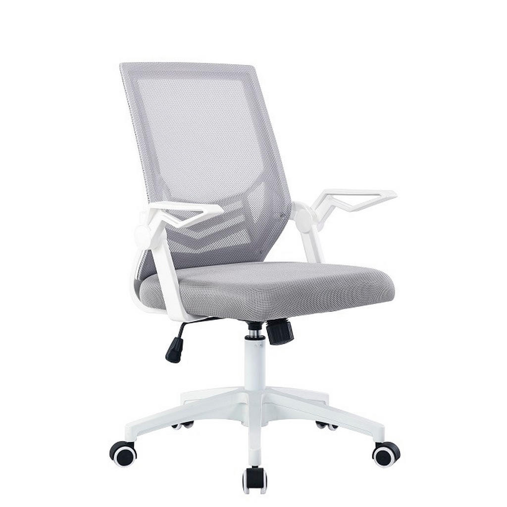 MID.YOU OTOČNÁ ŽIDLE, síťovina, šedá, černá, bílá