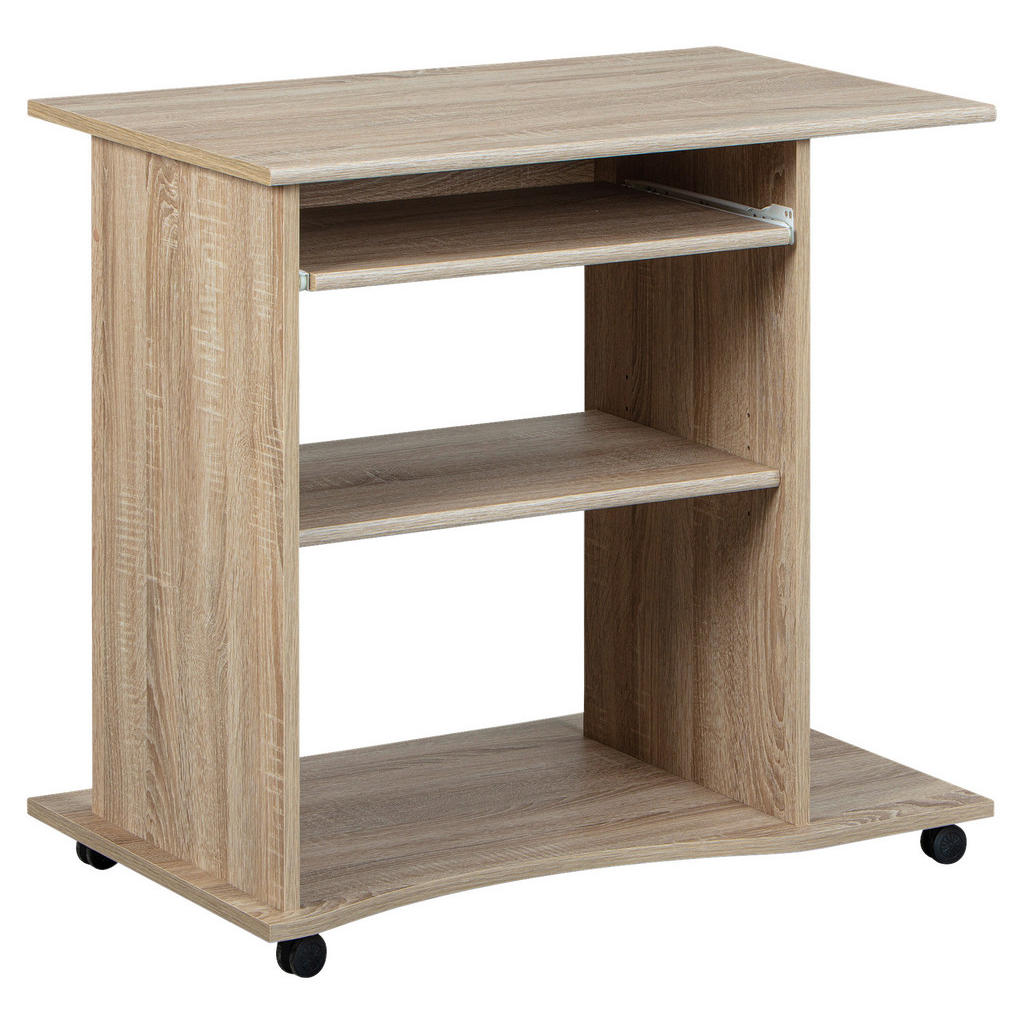 MID.YOU PC STŮL, Sonoma dub, 80/50/75 cm