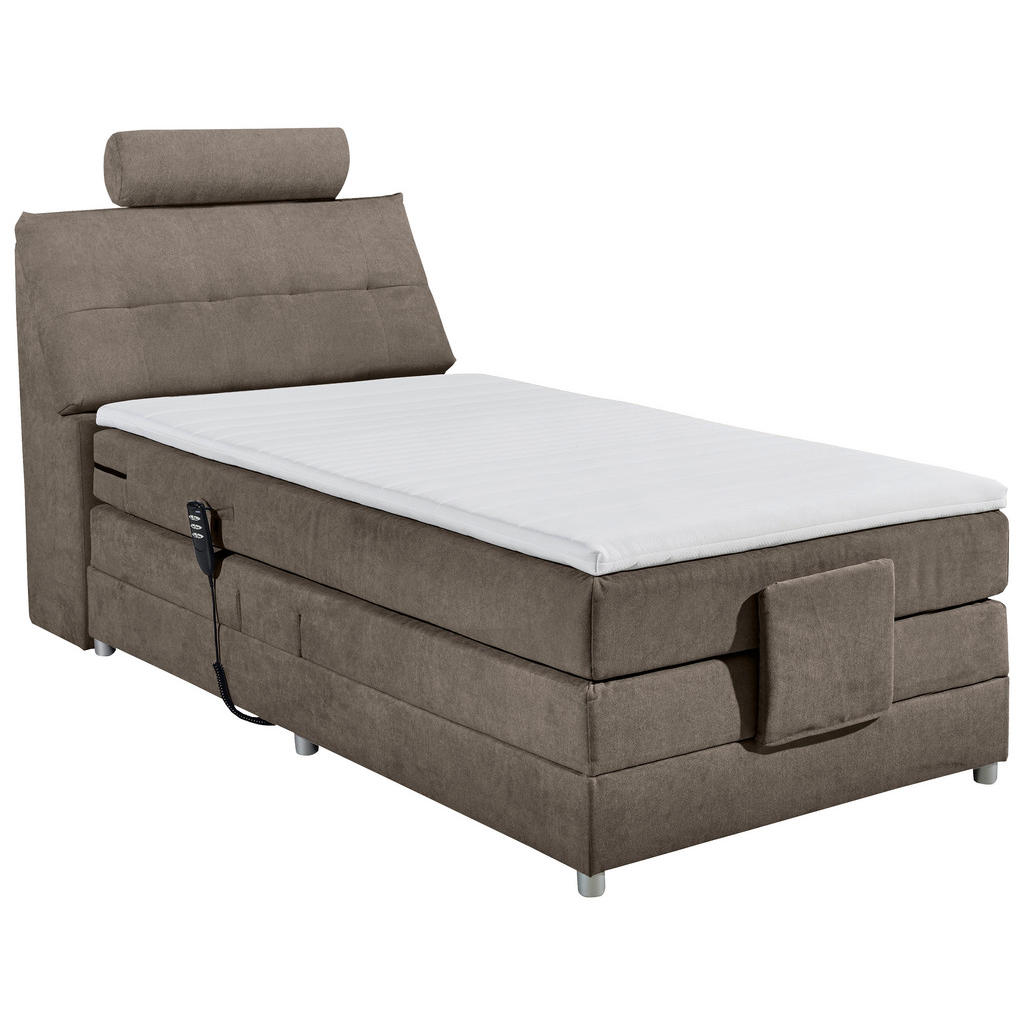 MID.YOU POSTEL BOXSPRING, 120/200 cm, hnědá