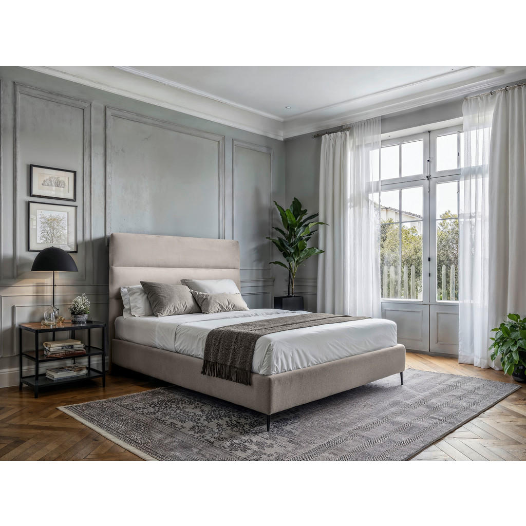 MID.YOU POSTEL BOXSPRING, 140/200 cm, krémová 1