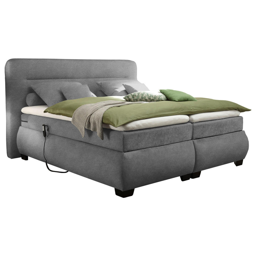 MID.YOU POSTEL BOXSPRING, 160/200 cm, tmavě šedá 1