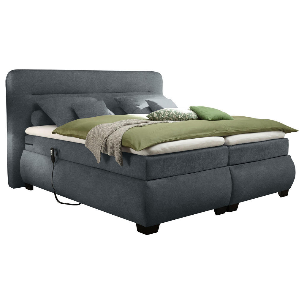 MID.YOU POSTEL BOXSPRING, 180/200 cm, antracitová 1