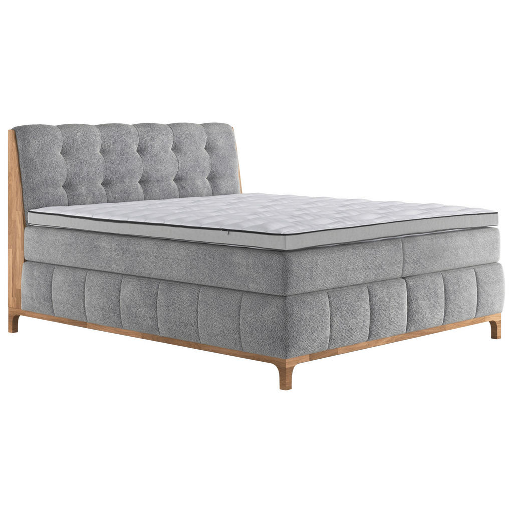 MID.YOU POSTEL BOXSPRING, 180/200 cm, barvy stříbra 2