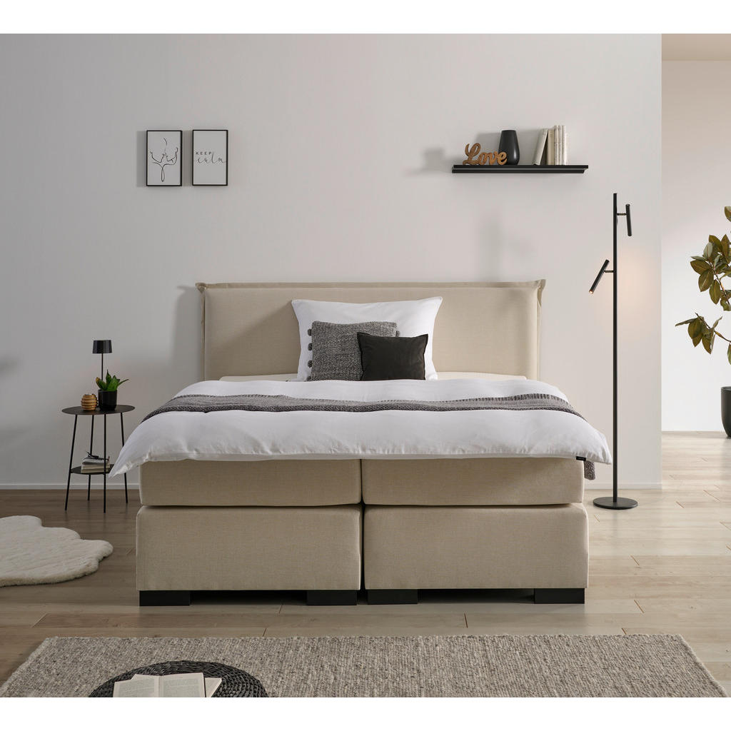 MID.YOU POSTEL BOXSPRING, 180/200 cm, béžová 1