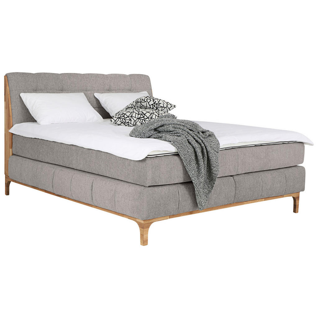 MID.YOU POSTEL BOXSPRING, 180/200 cm, pískové barvy