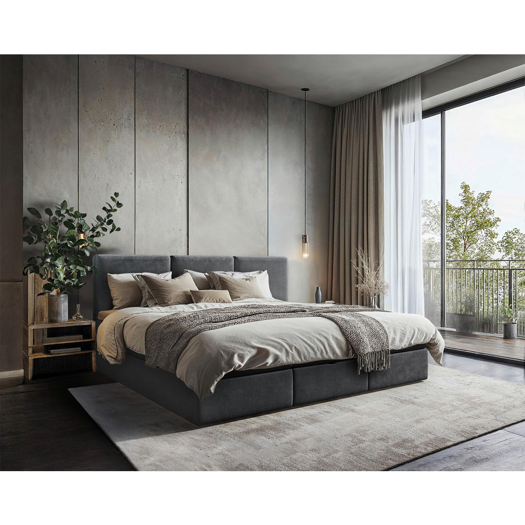 MID.YOU POSTEL PRO CELOU RODINU, 270/200 cm, antracitová