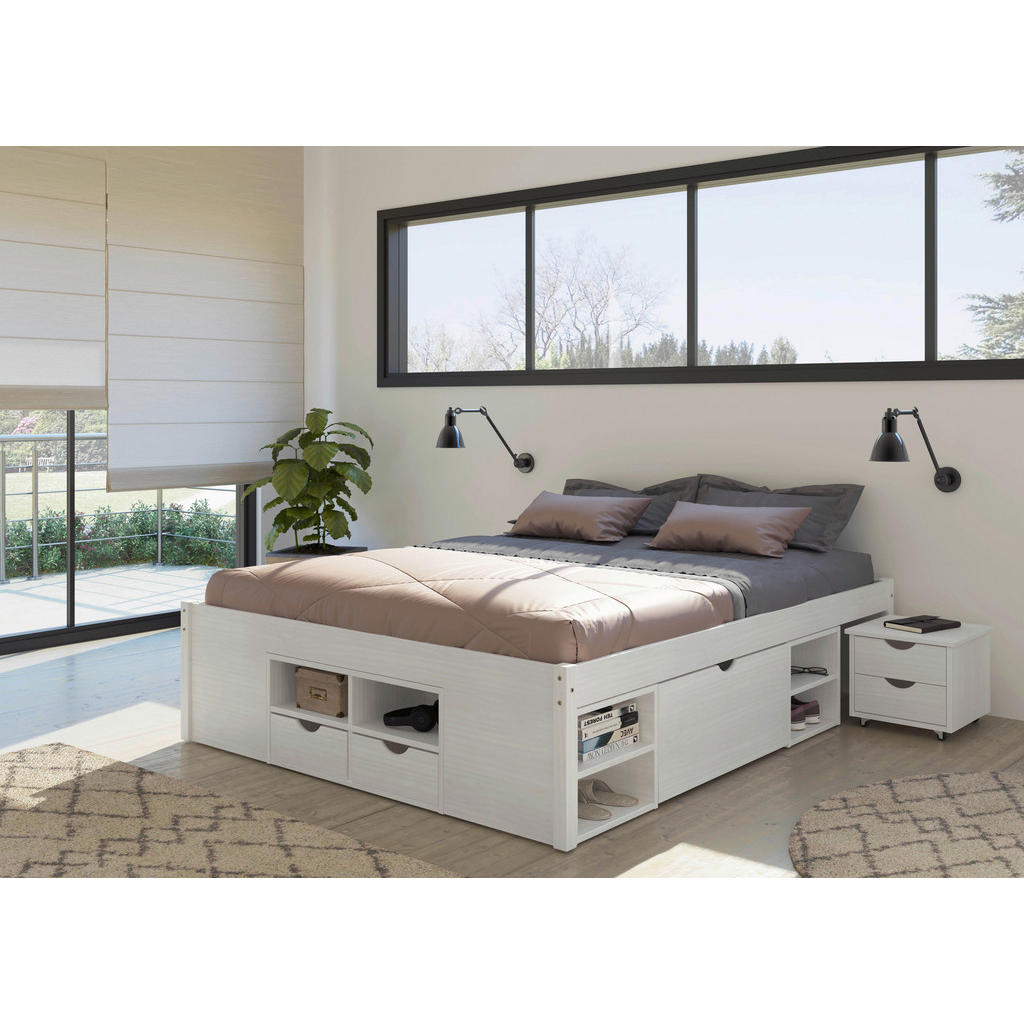 MID.YOU POSTEL S ÚLOŽNÝM PROSTOREM, bílá 1