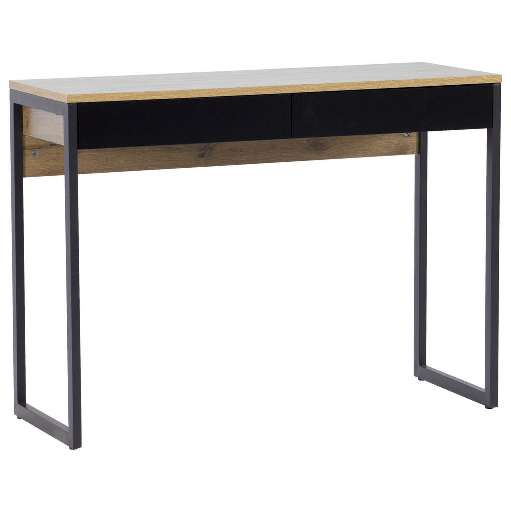 MID.YOU PSACÍ STŮL, černá, barvy dubu, 101.6/40/76 cm