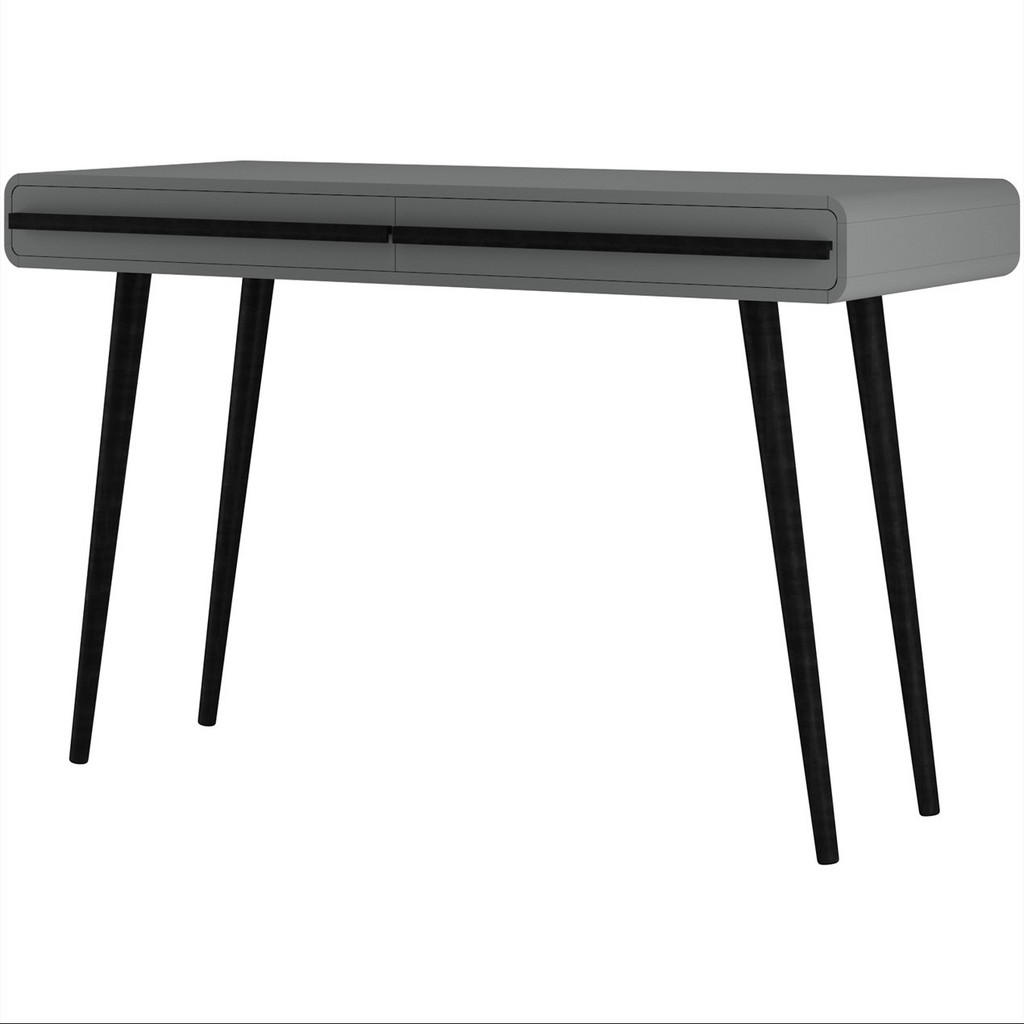 MID.YOU PSACÍ STŮL, černá, barvy dubu, 50/120/77 cm