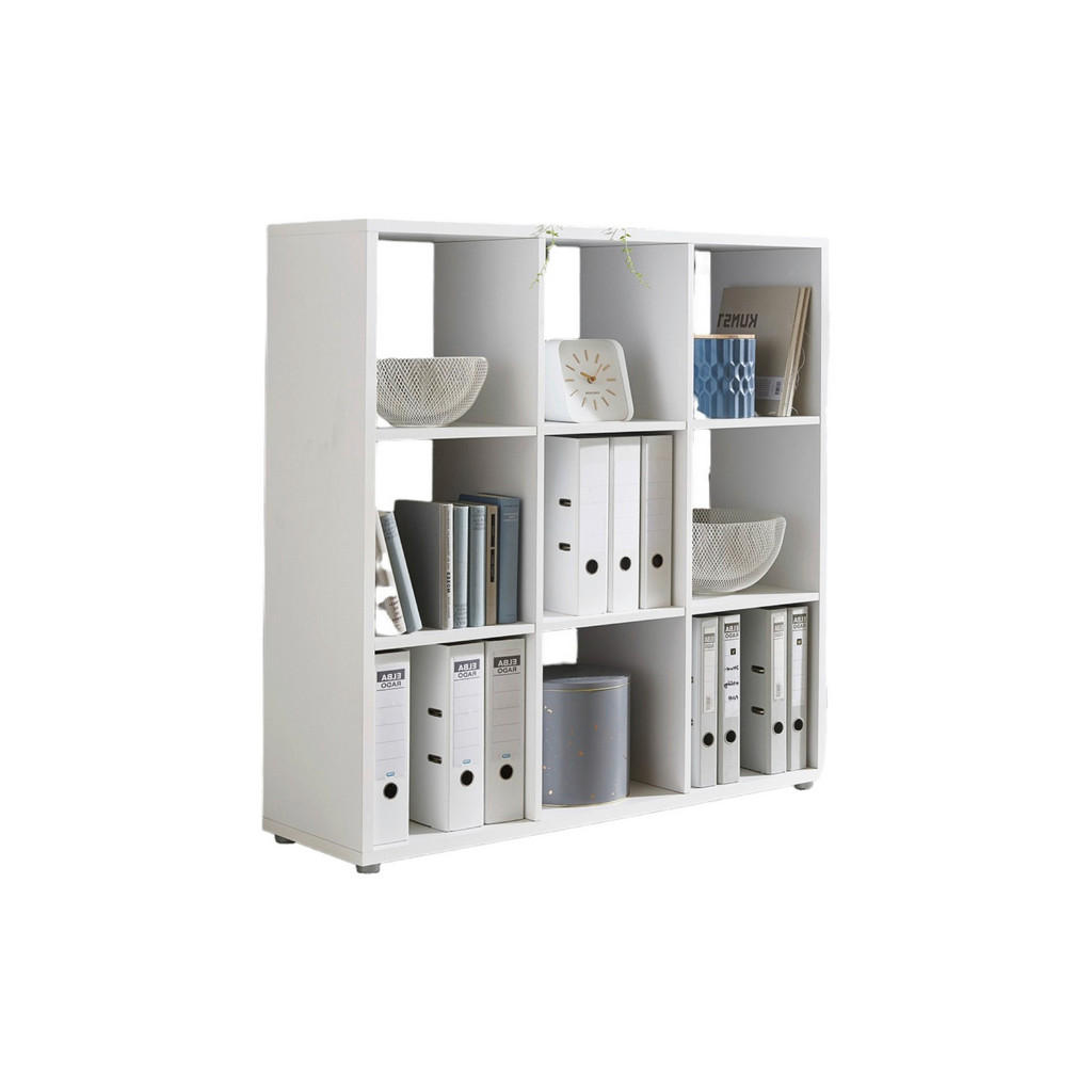 MID.YOU REGÁL, bílá, 106,5/108,5/33 cm