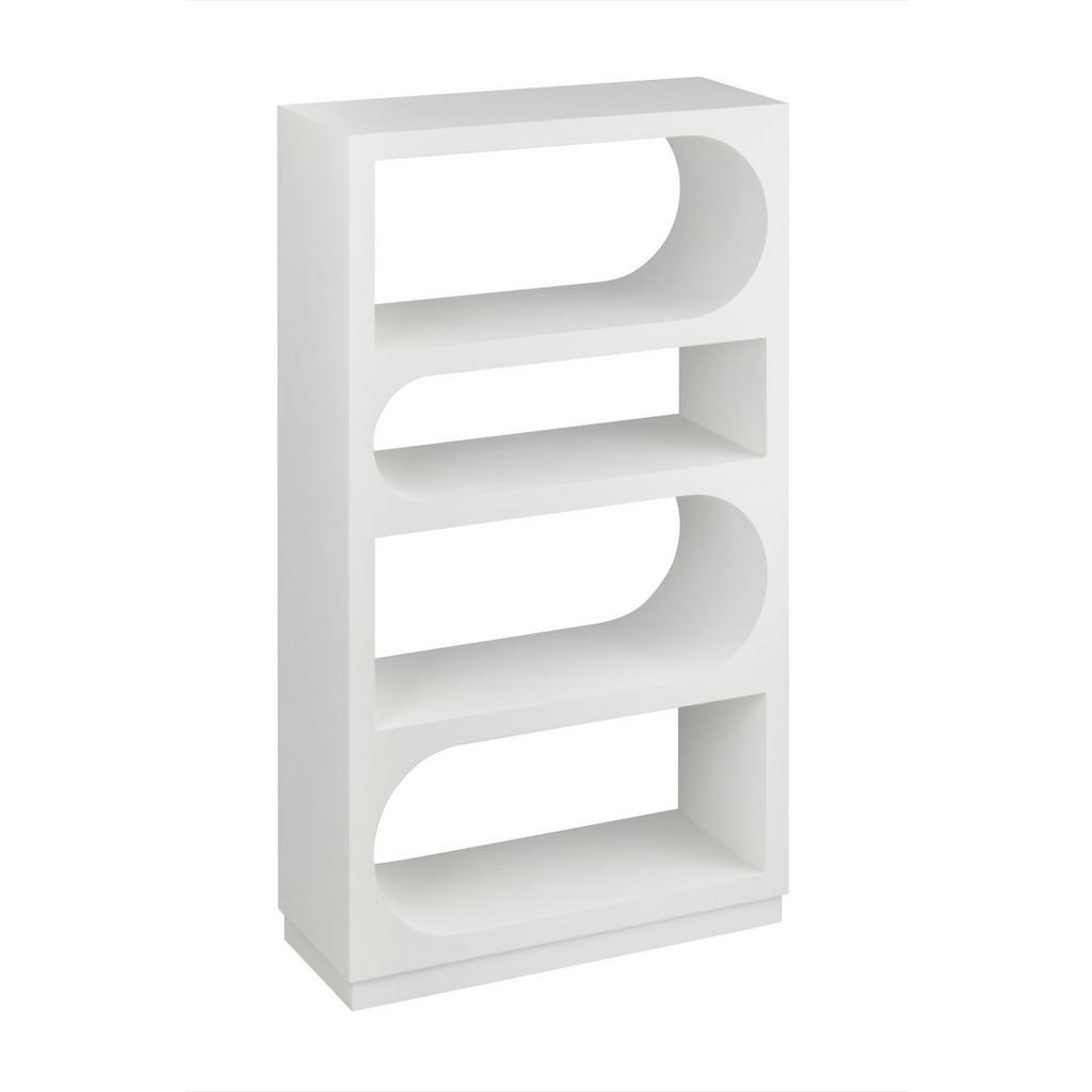 MID.YOU REGÁL, bílá, jedle, 78/135/30 cm