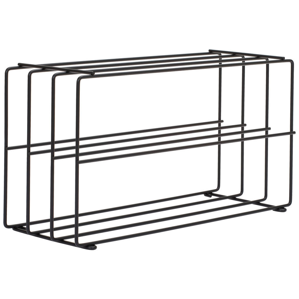 MID.YOU REGÁL NA BOTY, černá, 73/40/28,5 cm