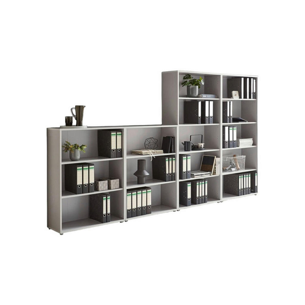 MID.YOU REGÁL NA DOKUMENTY, šedá, 337,6/185,6/33 cm