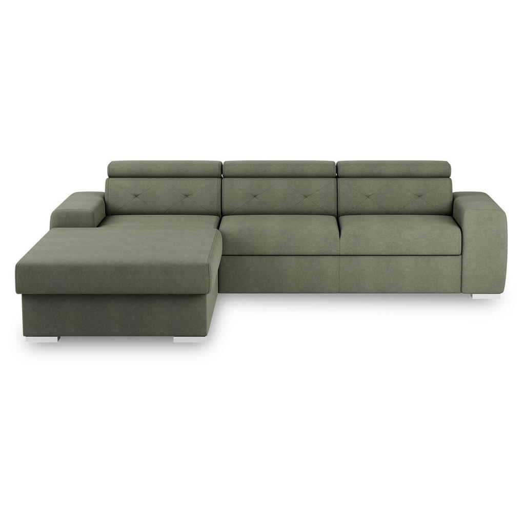MID.YOU ROHOVÁ ROZKLÁDACÍ POHOVKA, textil, olivově zelená