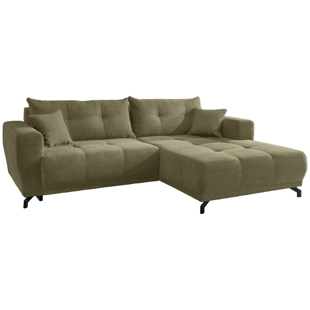 MID.YOU ROHOVÁ SEDAČKA, dřevo, textil, olivově zelená