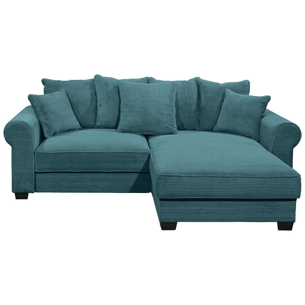 MID.YOU ROHOVÁ SEDAČKA, textil, azurová modrá 1