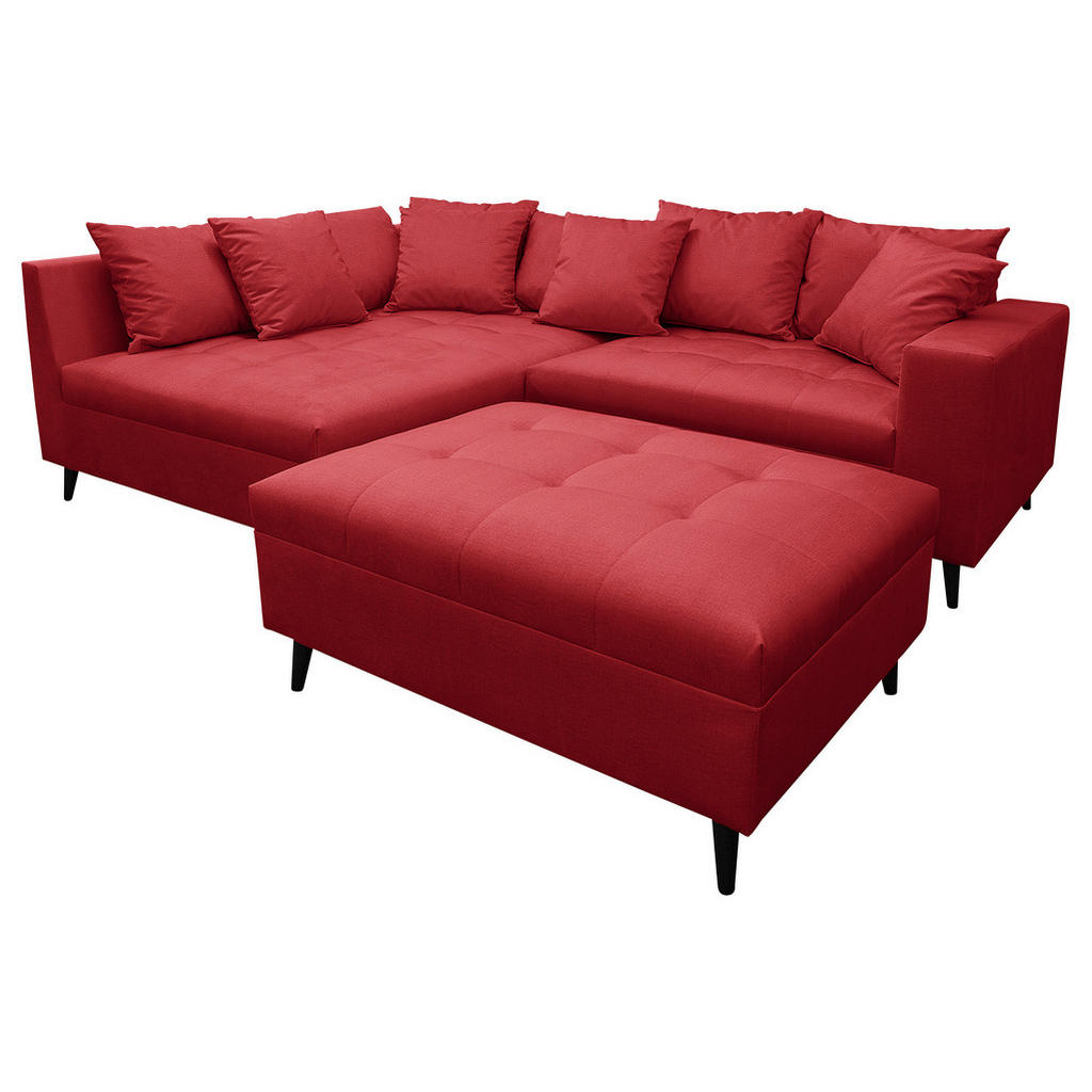 MID.YOU ROHOVÁ SEDAČKA, textil, červená 1