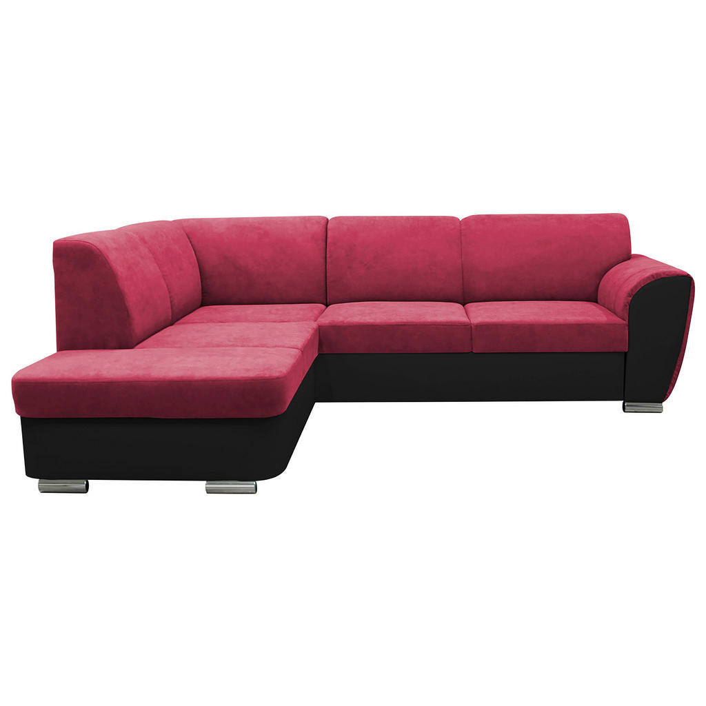 MID.YOU ROHOVÁ SEDAČKA, textil, červená, černá 2