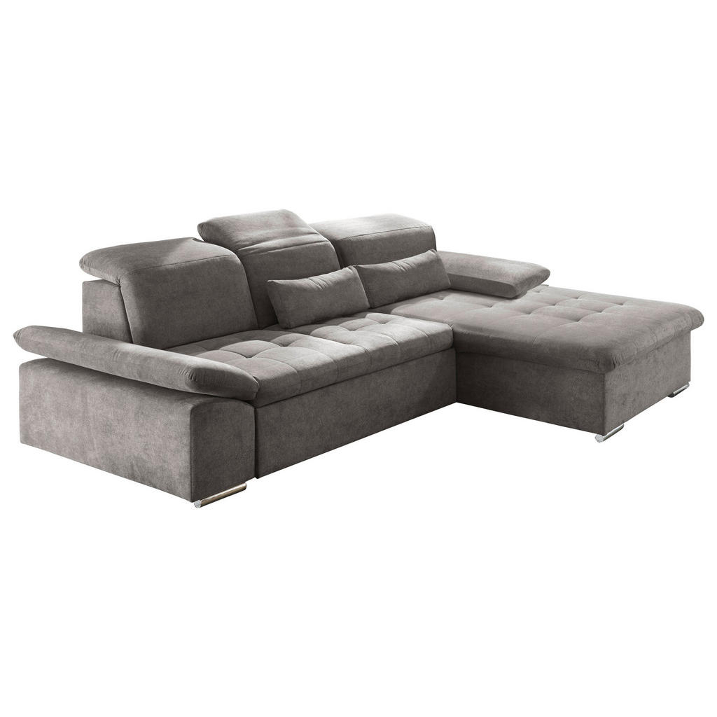 MID.YOU ROHOVÁ SEDAČKA, textil, kompozitní dřevo, šedá 2