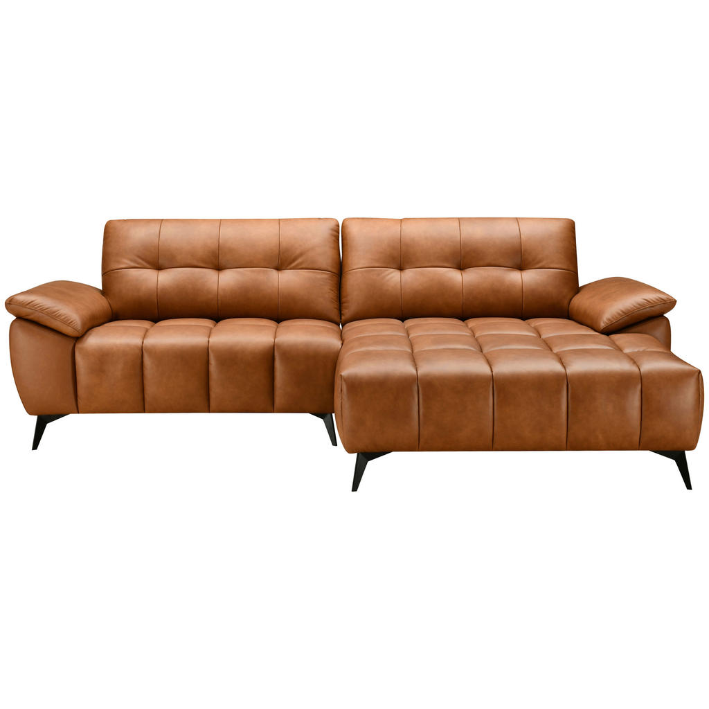MID.YOU ROHOVÁ SEDAČKA, textil, kůže, koňaková