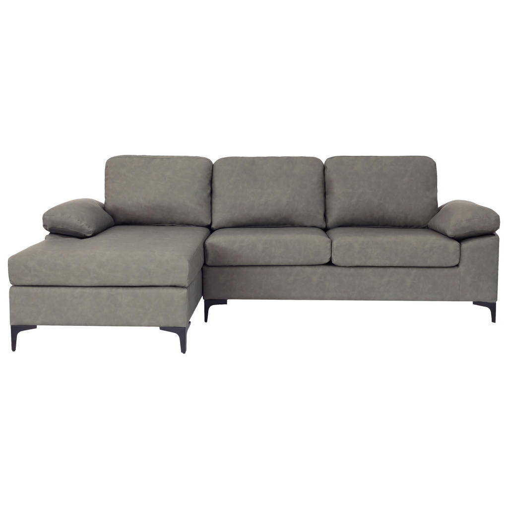 MID.YOU ROHOVÁ SEDAČKA, textil, šedá 2