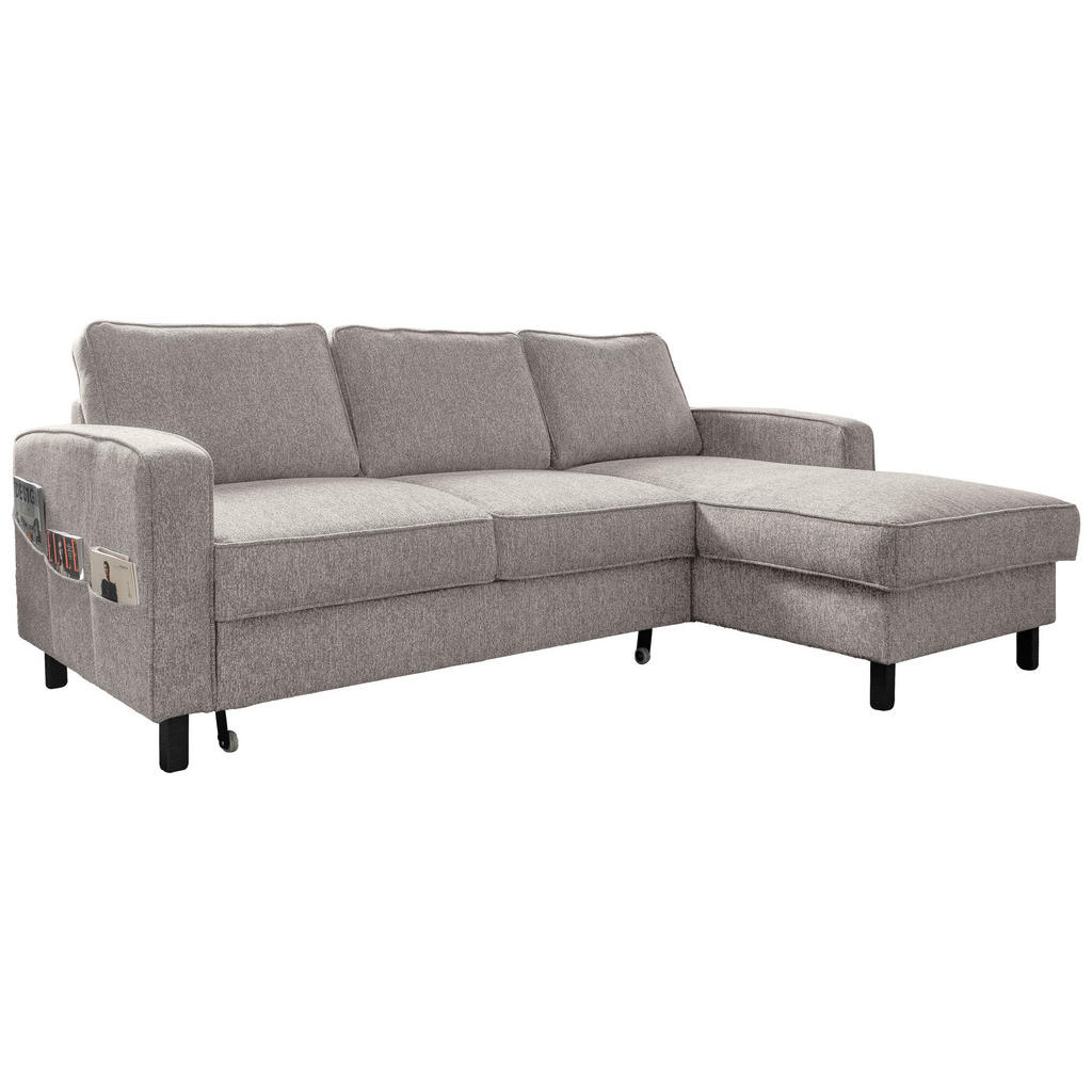 MID.YOU ROHOVÁ SEDAČKA, textil, šedobílá 1